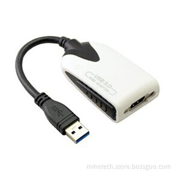 USB to HDMI adapter, supports full HD 1080p